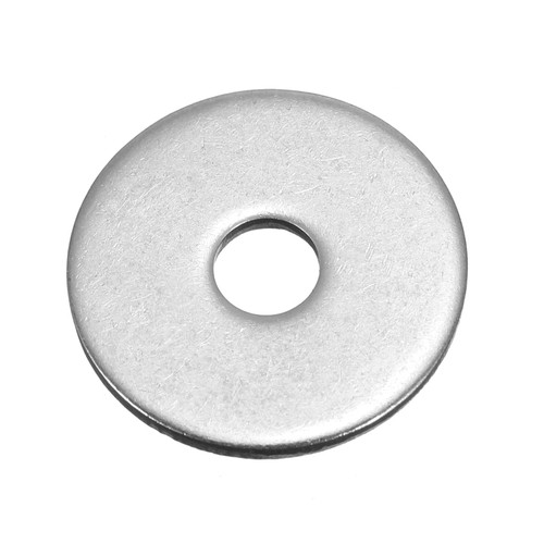 1/4" Fender Washer,18-8 (304) Stainless Steel Flat Washer, 1/4 ID x 1" OD, 100Pcs