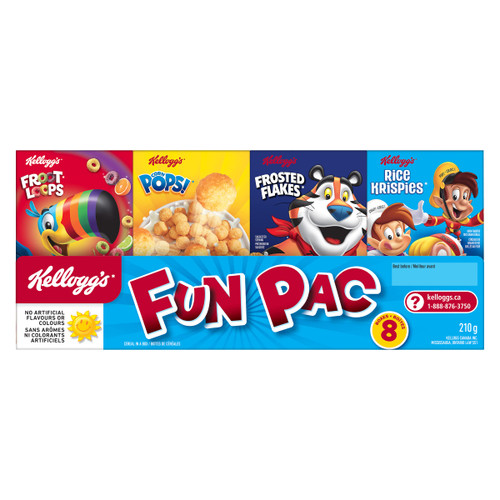 Kellogg's Fun Pak 210 Gram (Imported from Canada)