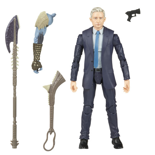 Marvel Legends Series Black Panther Legacy Collection Everett Ross 6-inch MCU Action Figure Toy, 1 Accessory, 3 Build-A-Figure Parts