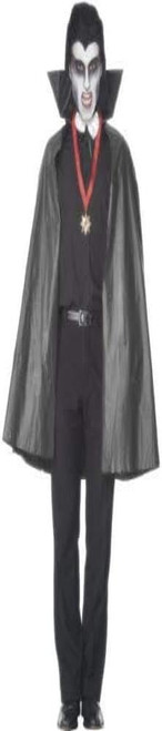 Smiffys - 9232 - Halloween Fancy Dress Costume - Men's Vampire PVC Cape - One Size Fit's All