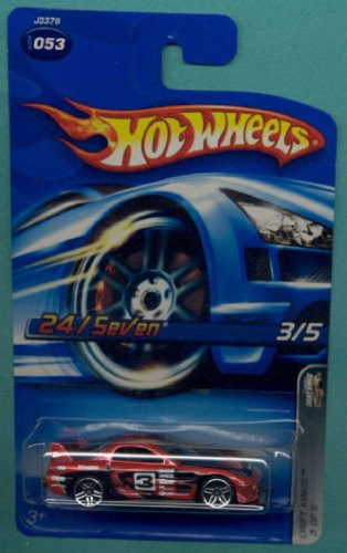 Mattel Hot Wheels 2006 1:64 Scale Red Drift Kings 24/Seven Die Cast Car #053