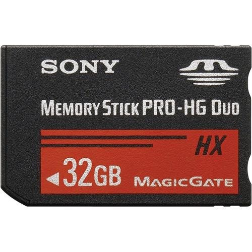Sony 32 GB Memory Stick PRO-HG HX Duo Flash Memory Card MSHX32G (Black)
