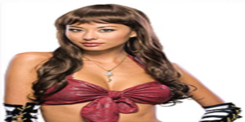 Rubie's Long Elise Wig, Brown, One Size