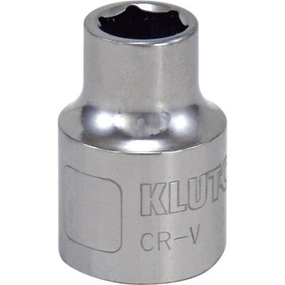 Klutch Socket - Metric, 9mm, 3/8in.-Drive, 6-Pt.
