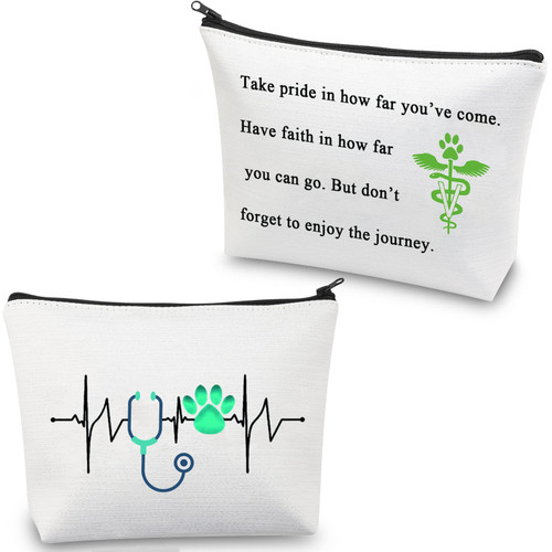 CMNIM Veterinarian Gifts Veterinarian Makeup Bag Vet Cosmetic Bag Vet Tech Gifts for Women Veterinarian Appreciation Gifts New Veterinarian Gifts Travel Bag Pouch (Veterinarian Bag White) CMNIM Veterinarian Gifts Veterinarian Makeup Bag Vet Cosmetic Bag Vet Tech Gifts for Women Veterinarian Appreciation Gifts New Veterinarian Gifts Travel Bag Pouch (Veterinarian Bag White)