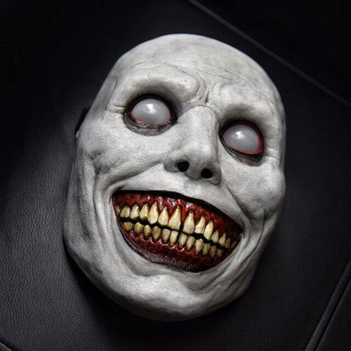 LEOP Scary Halloween Mask - Creepy Smiling Demons, Horror Evil Cosplay Halloween Costume Party Props Evil Cosplay Props (style-01)