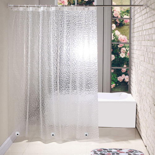 Myratts Plastic Shower Liner - Premium EVA 3D Shower Curtain Liner with Rustproof Grommets and 3 Weighted Magnets, Waterproof Standard Size Shower Curtains for Bathroom (3D Water Cube, 72"*72") Myratts Plastic Shower Liner - Premium EVA 3D Shower Curtain Liner with Rustproof Grommets and 3 Weighted Magnets, Waterproof Standard Size Shower Curtains for Bathroom (3D Water Cube, 72"*72")