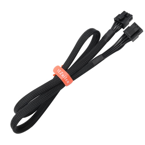 YEZriler CPU 8 Pin to CPU 8 Pin (4+4 Detachable) Male EPS-12V Motherboard Power Adapter Sleeved Cable for Corsair Modular Power Supply 33-inch (84cm)