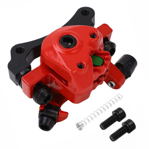 EVTSCAN Electric Scooter Disc Brake Right Side - Aluminum Alloy Electric Scooter Mechanical Brake Caliper Replacement Parts 10inch(Red) EVTSCAN Electric Scooter Disc Brake Right Side - Aluminum Alloy Electric Scooter Mechanical Brake Caliper Replacement Parts 10inch(Red)