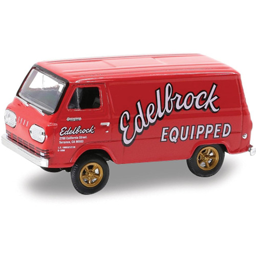 M2 1964 Econoline Van Gasser Bright Red Edelbrock Equipped Limited Edition to 4620 Pieces Worldwide 1/64 Diecast Model Car Machines 31600-GS07