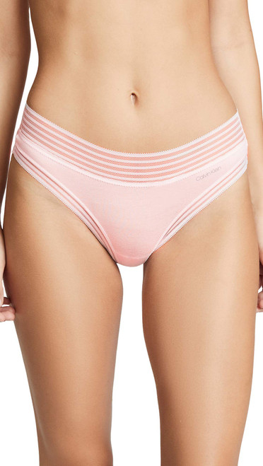 Calvin Klein Women's Modal Thong, nymph's Thigh, Small