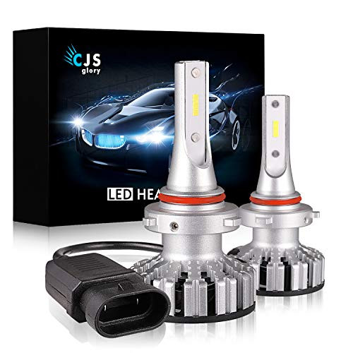 LED Headlight Bulbs 9006 HB4,10000LM CSP Chips Extremely Bright 6000K (Cool White) All-in-One Anti-Flicker Conversion Kit HID or Halogen Headlight Replacement - 2 Years Warranty