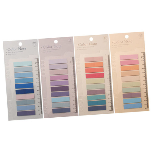 BESTOYARD 4 Sets Label Sticker Bookmark The pet Page Index tabs Retro Color tabs Stickers Index Sticker Student use Page Books Book tabs Label Book Page tabs