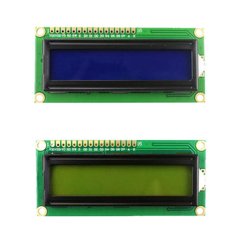 1 Pcs 5V LCD 1602 Blue Screen Character LCD Display Module Blue Blacklight and White Code New