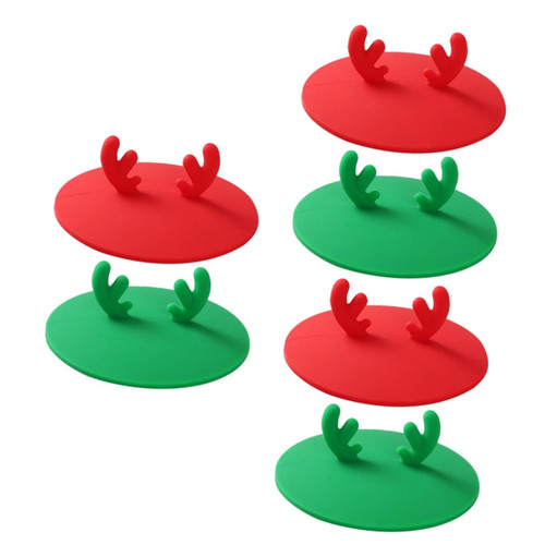 BESTOYARD 6 Pcs Cup Lid Christmas Jar Cover Christmas Cup Cover Seasoning Jar Lid Mug Sealing Covers Silicone Cup Cover Tea Mug Cover Dustproof Mug Lids Water Cup Silica Gel Sealing Cap BESTOYARD 6 Pcs Cup Lid Christmas Jar Cover Christmas Cup Cover Seasoning Jar Lid Mug Sealing Covers Silicone Cup Cover Tea Mug Cover Dustproof Mug Lids Water Cup Silica Gel Sealing Cap
