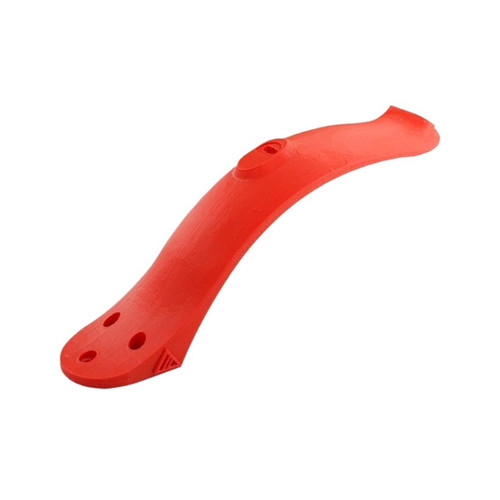 PRIMUZ Rear Fender Compatible with Xiaomi M365 Pro Electric Scooter Short Ducktail Rear Mudguard Back Wing Taillight Compatible with Mijia Mi 1S Scooter (Color : Rear Mudguard red)