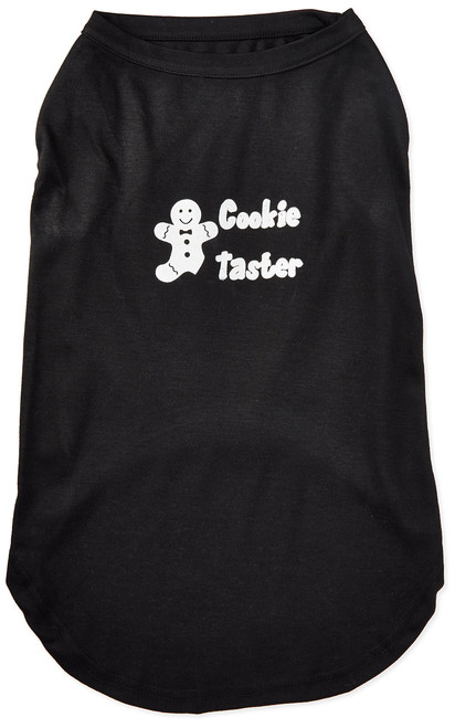Mirage Pet Products 20-Inch Cookie Taster Screen Print Shirts for Pets, 3X-Large, Black