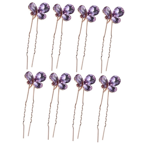 BESTOYARD 8 Pcs Butterfly Hair Rhinestone Hair Clips Rhinestone Hair Pins U Shaped U Hair Pins Bobby Hair Pin U Shape Bobby Pins U Shape Hair Clip Hair Stick Bride Wedding Hairpin Purple BESTOYARD 8 Pcs Butterfly Hair Rhinestone Hair Clips Rhinestone Hair Pins U Shaped U Hair Pins Bobby Hair Pin U Shape Bobby Pins U Shape Hair Clip Hair Stick Bride Wedding Hairpin Purple