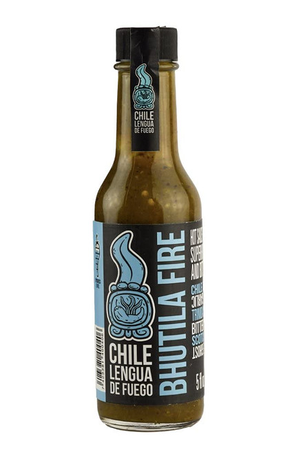 Chile Lengua de Fuego Lengua de Fuego | Bhutila Fire Hot Sauce ,5 Fl Oz (Pack of 1)