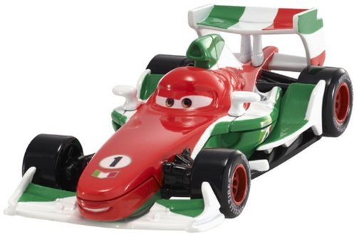 Disney Pixar Cars 2 Francesco Bernoulli #4 (Red, White & Green)