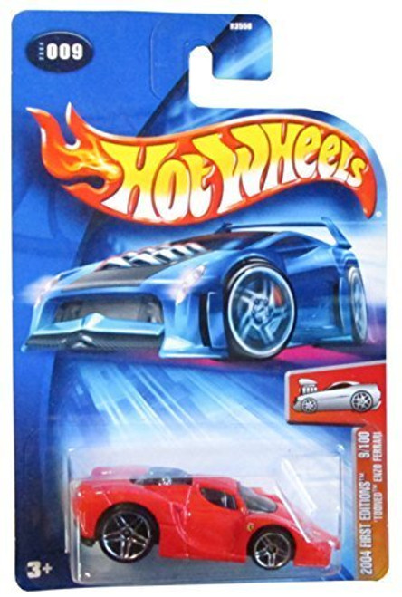 Hot Wheels 'Tooned Enzo Ferrari First Edition 2004 #009 #9 RED FE 9/100 1:64 Scale by Hot Wheels Hot Wheels 'Tooned Enzo Ferrari First Edition 2004 #009 #9 RED FE 9/100 1:64 Scale by Hot Wheels