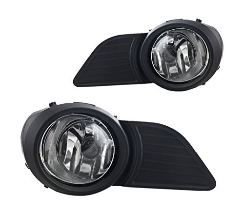 Winjet WJ30-0357-09 OEM Series for [2011-2017 Toyota Sienna] Clear Lens Driving Fog Lights + Switch + Wiring Kit