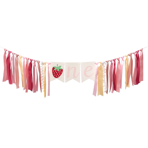 Strawberry Highchair Banner - Berry Sweet One Party Decorations, Strawberry Girl 1st Birthday, Frutti Birthday Banner Summer Girl Birthday (strawberry ribbon) Strawberry Highchair Banner - Berry Sweet One Party Decorations, Strawberry Girl 1st Birthday, Frutti Birthday Banner Summer Girl Birthday (strawberry ribbon)