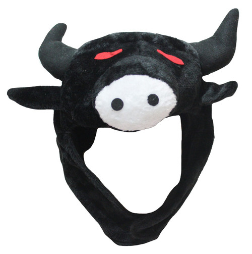 Petitebella Bull Costume Hat (Black, One Size)