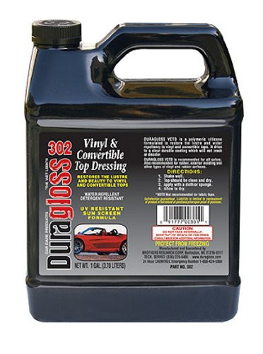 Duragloss 302 Vinyl Convertible and Tonneau Dressing - 1 Gallon