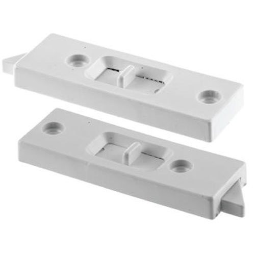 Slide-Co 172412 Spring Loaded Sliding Window Tilt Latch, White, 1-Pair