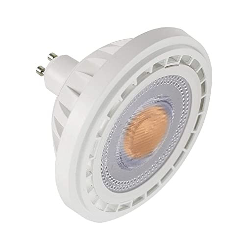 ALQFFHL GU10 Based AR111 LED Bulb, Dimmable 12W 1200LM COB LED Flood Light, 100W Halogen Replacement, ES111 GU10 Reflector Bulb for Spot Down Light Track Light, 3000K Warm White