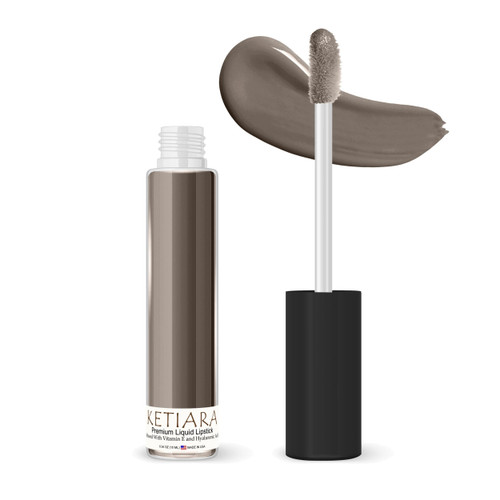 Ketiara Premium Full Coverage Calm Before the Storm Liquid Lipstick Infused With Hyaluronic Acid, 10 ml No.08