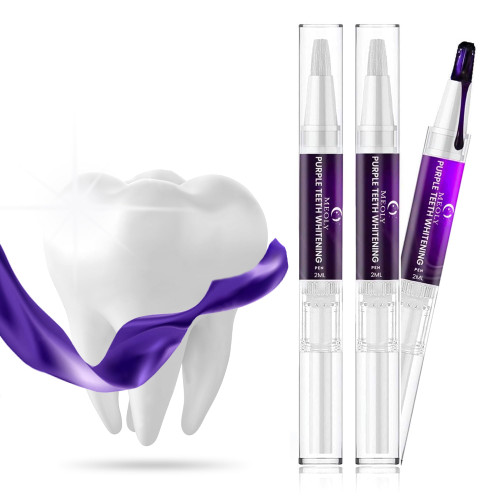 Purple Teeth Whitening Pen (3 Pens) Colour Corrector, Teeth Whitening Kit for Sensitive Teeth, Instant White Smile Overnight, Teeth Stain Remover for Adult, Coffee Stain Remover for Teeth Purple Teeth Whitening Pen (3 Pens) Colour Corrector, Teeth Whitening Kit for Sensitive Teeth, Instant White Smile Overnight, Teeth Stain Remover for Adult, Coffee Stain Remover for Teeth