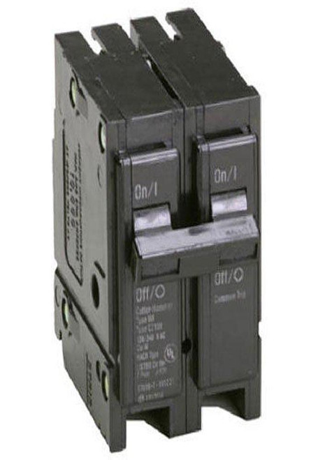 EATON CORPORATION Eaton Br240 Double Pole Interchangeable Circuit Breaker, 120/240V, 40-Amp, Pack of 1, Black