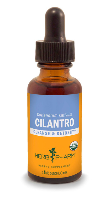 Herb Pharm Certified Organic Cilantro Extract for Cleansing and Detoxification Support - 1 Ounce