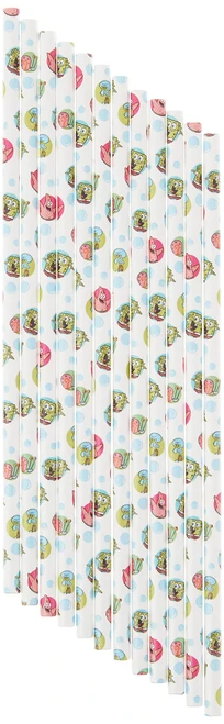 Glad for Kids SpongeBob SquarePants Paper Plates, 20 Count, 8.5 Inches-Bubbles SpongeBob Plates for Kids-Heavy Duty Disposable Paper Plates for All Occasions-Kids Plates, SpongeBob Party Plates
