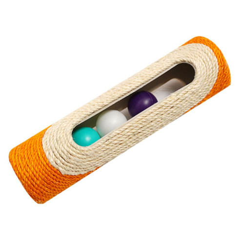NOLITOY cat Scratching Post Rolling cat Toy cat Scratching Tree cat Pole scratchers cat Toys cat Sound Scratcher Kitten Training Toy cat Scratch Board pet sisal Plastic Catnip Grab Board