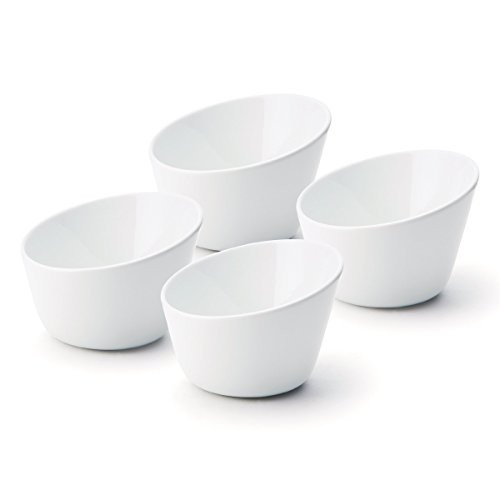 Gourmet Basics by Mikasa Angled Serving Bowls, 50-Ounce, Set Of 4