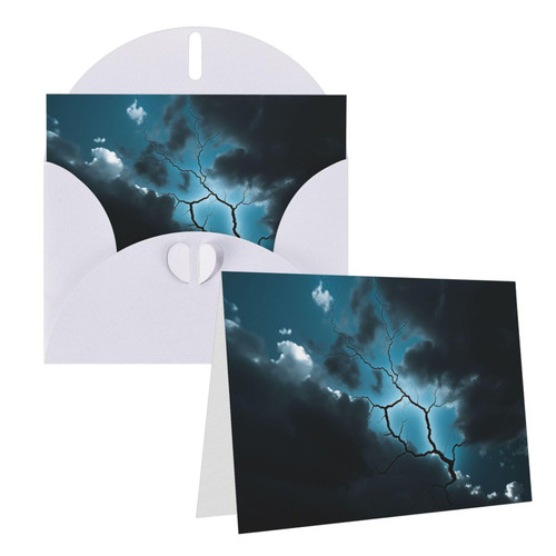Kururi Greeting Cards Sky Crack Thank You Cards With Envelopes Happy Birthday Card 4x6 Inch Minimalistic Design Thank You Notes For All Occasions Birthday Thank You Wedding