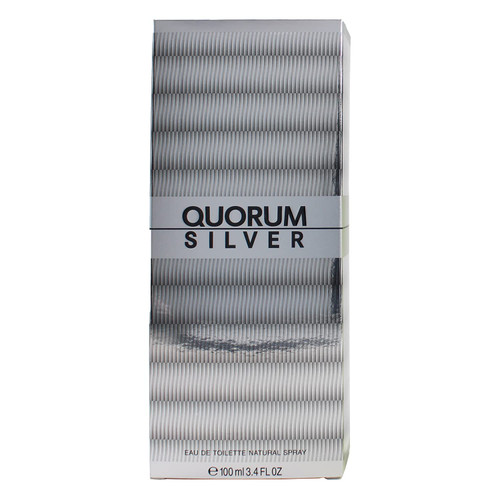 Quorum Silver by Puig Eau De Toilette Spray 3.4 oz