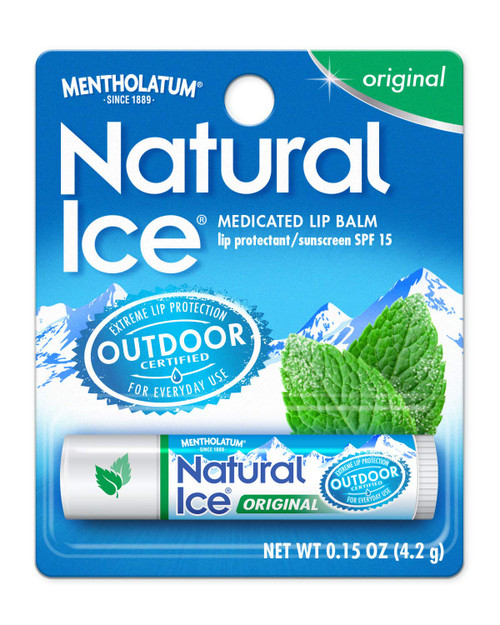 Natural Ice Original SPF 15 Medicated Lip Balm - 12 Count Pack Natural Ice Original SPF 15 Medicated Lip Balm - 12 Count Pack
