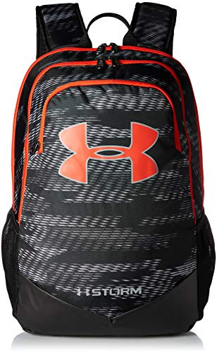 Under Armour Boy's Storm Scrimmage Backpack, Black (004)/Radio Red, One Size