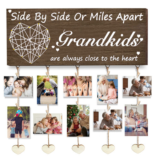Grandma Gifts Picture Frame for Grandmother Birthday Gifts from Granddaughter & Grandson - Black Grandkids Photo Frame Nana Gifts for Mother Day, Thanksgiving, Christmas Grandma Gifts Picture Frame for Grandmother Birthday Gifts from Granddaughter & Grandson - Black Grandkids Photo Frame Nana Gifts for Mother Day, Thanksgiving, Christmas
