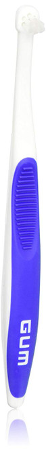 GUM 308 End Tuft Toothbrush - Colors Vary (3 Pack)