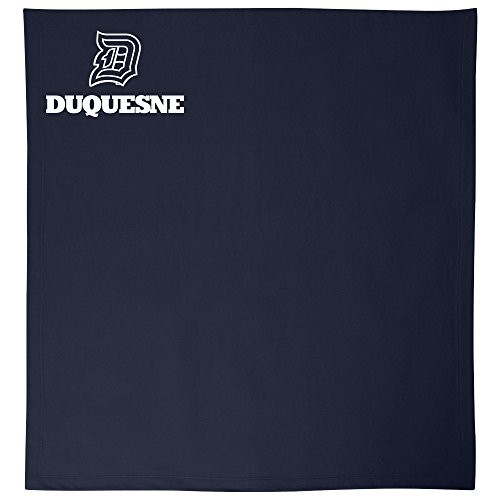NCAA Duquesne Dukes Adult Sweatshirt Blanket,50" x 60",Navy NCAA Duquesne Dukes Adult Sweatshirt Blanket,50" x 60",Navy