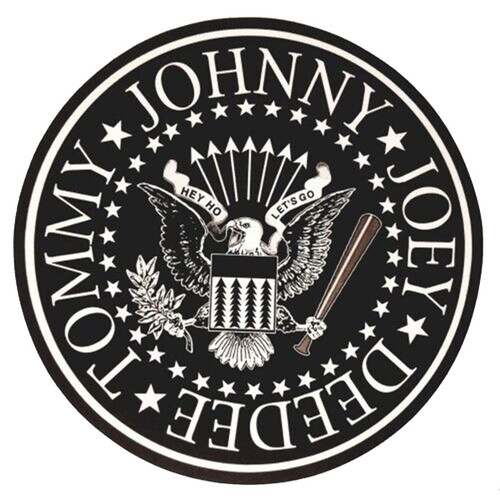 Ramones Logo Turntable Slipmat (One Size) (Black/White)