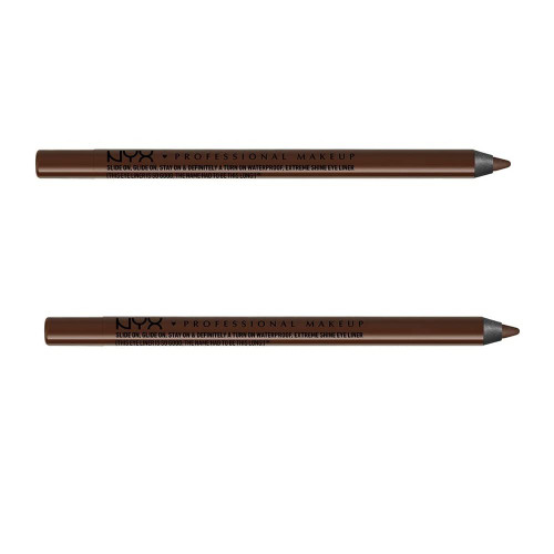 Pack of 2 NYX Slide On Eye Pencil Waterproof, Brown Perfection SL15, 1 Count (Pack of 2), 0.04 ounces Pack of 2 NYX Slide On Eye Pencil Waterproof, Brown Perfection SL15, 1 Count (Pack of 2), 0.04 ounces