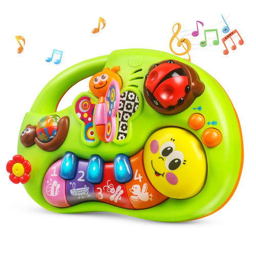 JCREN Baby Toys 6 to 12 Months,Musical Toys for Toddlers 1-3,Toys for 1 Year Old Girl,Light up Music Early Learning Educational Piano Keyboard for Infant Baby Toddlers Girls 6 9 12 18 24 Months Gifts JCREN Baby Toys 6 to 12 Months,Musical Toys for Toddlers 1-3,Toys for 1 Year Old Girl,Light up Music Early Learning Educational Piano Keyboard for Infant Baby Toddlers Girls 6 9 12 18 24 Months Gifts