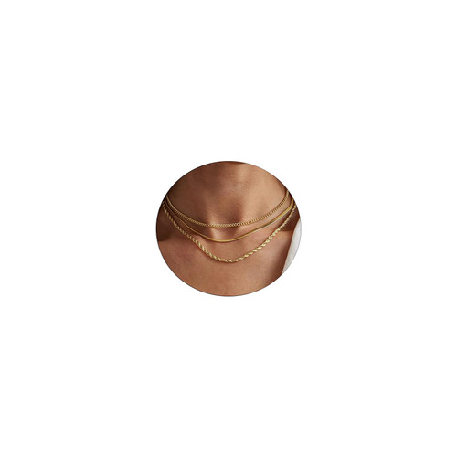 Amicon Gold Necklace for Women, 14k Gold Plated Layered Gold Herringbone Necklaces Dainty Gold Necklace Set Trendy Layering Gold Chain Choker Necklace for Women Girls Aesthetic Jewelry Gift Amicon Gold Necklace for Women, 14k Gold Plated Layered Gold Herringbone Necklaces Dainty Gold Necklace Set Trendy Layering Gold Chain Choker Necklace for Women Girls Aesthetic Jewelry Gift