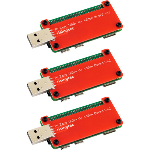 yddmyo USB Dongle Breakout Board USB-A Male Expansion Board for Raspberry Pi Zero/Zero W/Zero 2/Zero W 2 (Pack of 3)